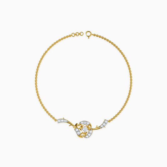 Gold Horizon Bloom Lab Grown Diamond Bracelet