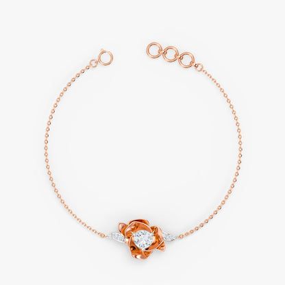 Rose Gold Seliora Lab Grown Diamond Bracelet