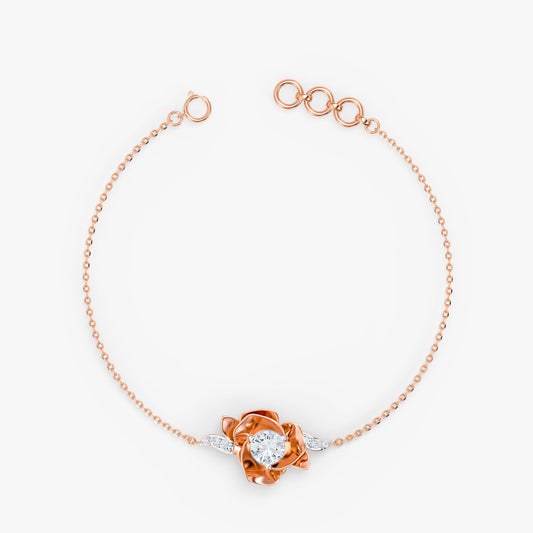 Rose Gold Seliora Lab Grown Diamond Bracelet