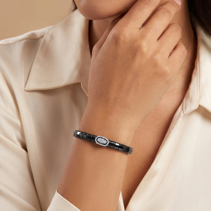 Rose Gold Centrepiece Lab Grown Diamond Bracelet