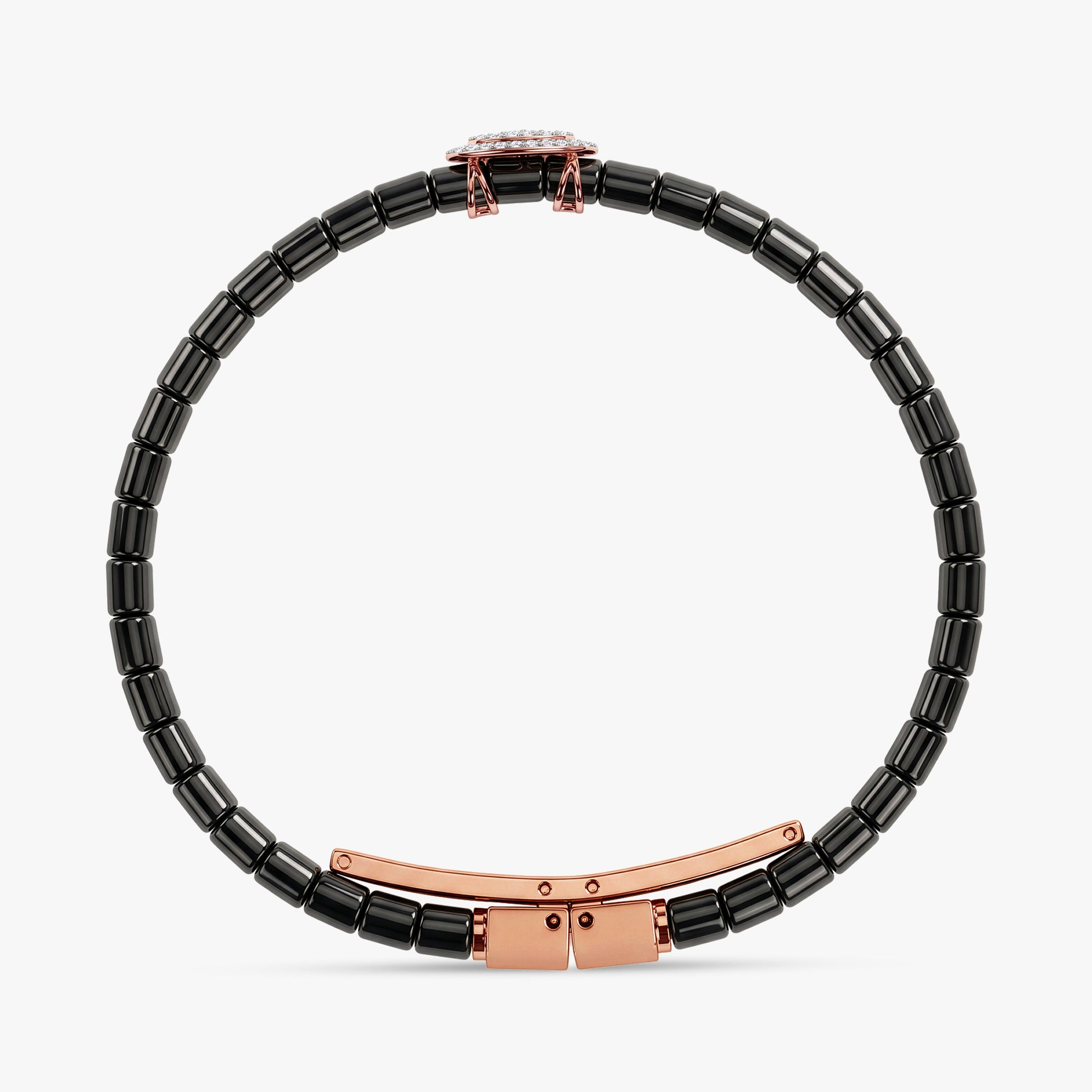 Rose Gold Centrepiece Lab Grown Diamond Bracelet