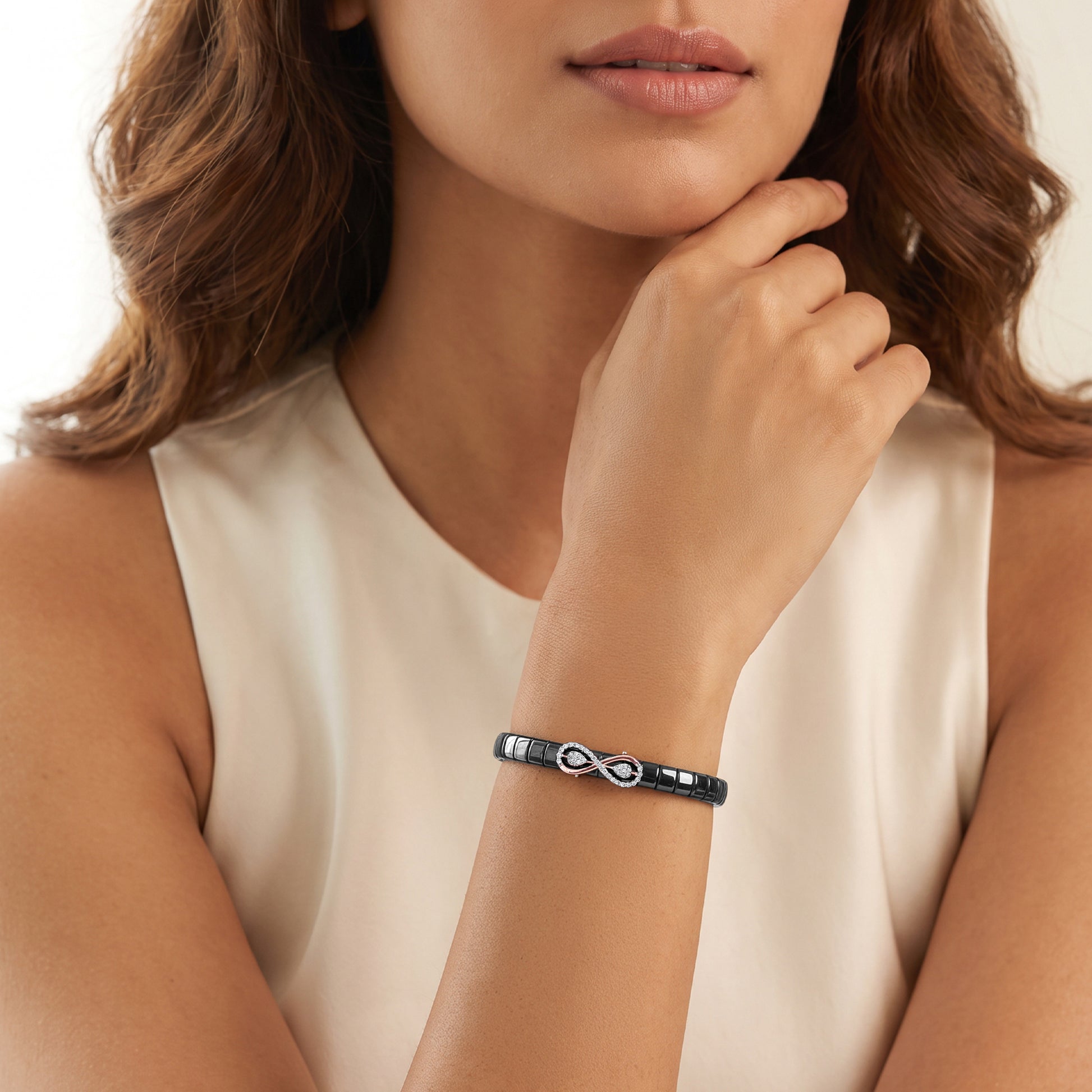 Rose Gold Ananta Spark Lab Grown Diamond Bracelet
