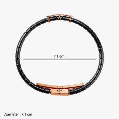 Rose Gold Aster Flair Lab grown Diamond Bracelet