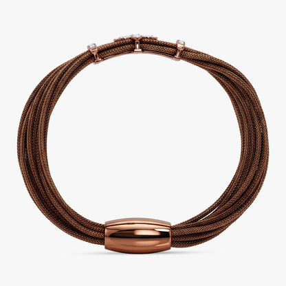 Rose Gold Bloom Stack Lab Grown Diamond Bracelet