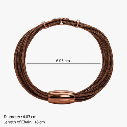 Rose Gold Bloom Stack Lab Grown Diamond Bracelet