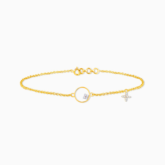 Gold Love's Haven Diamond Bracelet