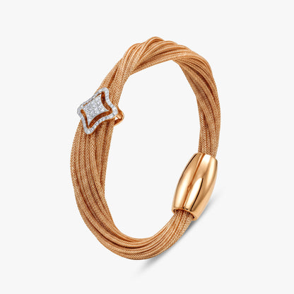Gold Sparkling Gleam Lab Grown Diamond Bracelet
