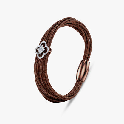 Rose Gold Pretty Petals Lab Grown Diamond Bracelet