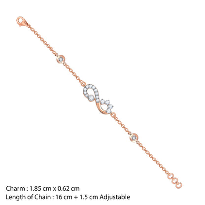 Rose Gold Eterna Diamond Bracelet