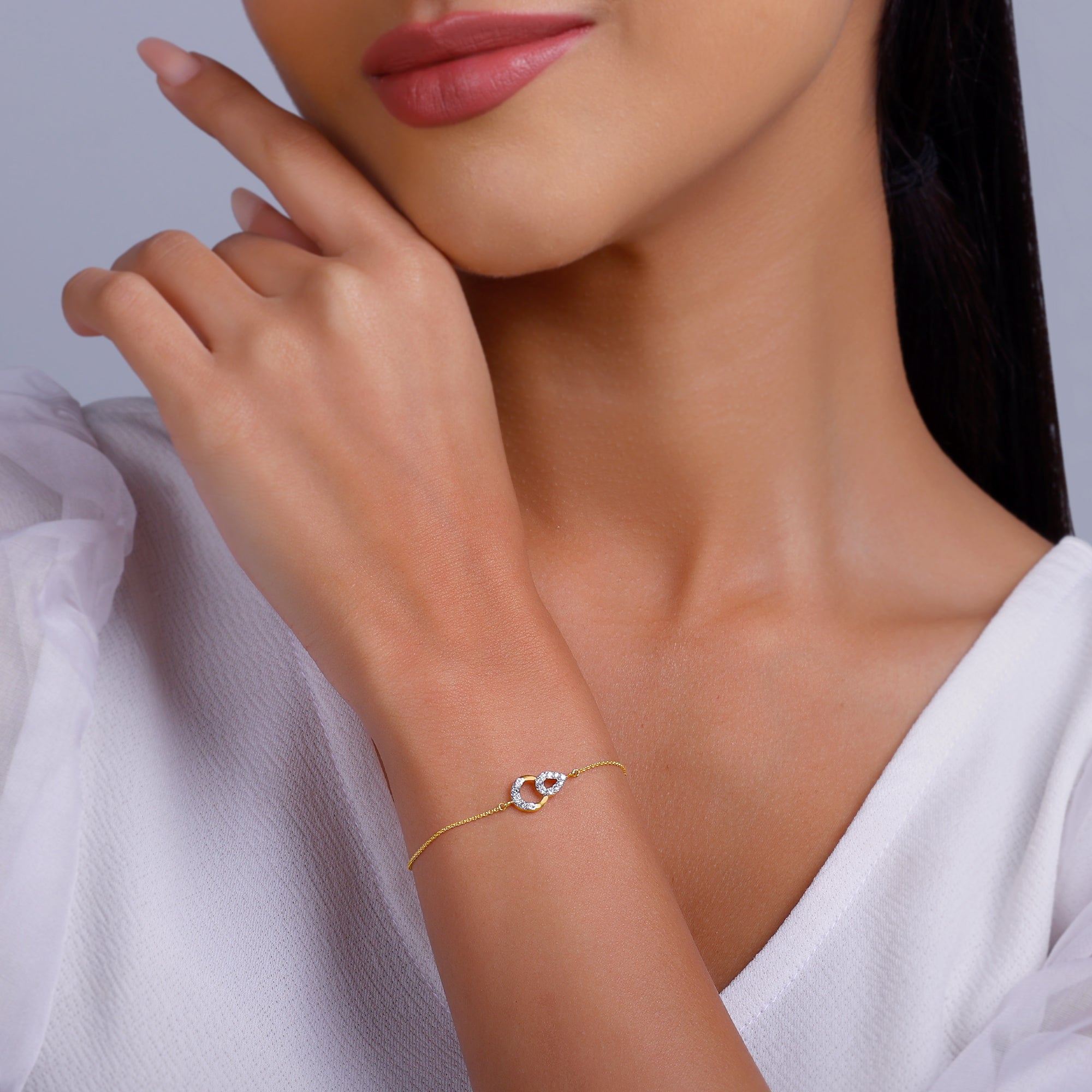 Gold Ember Diamond Bracelet - view 3