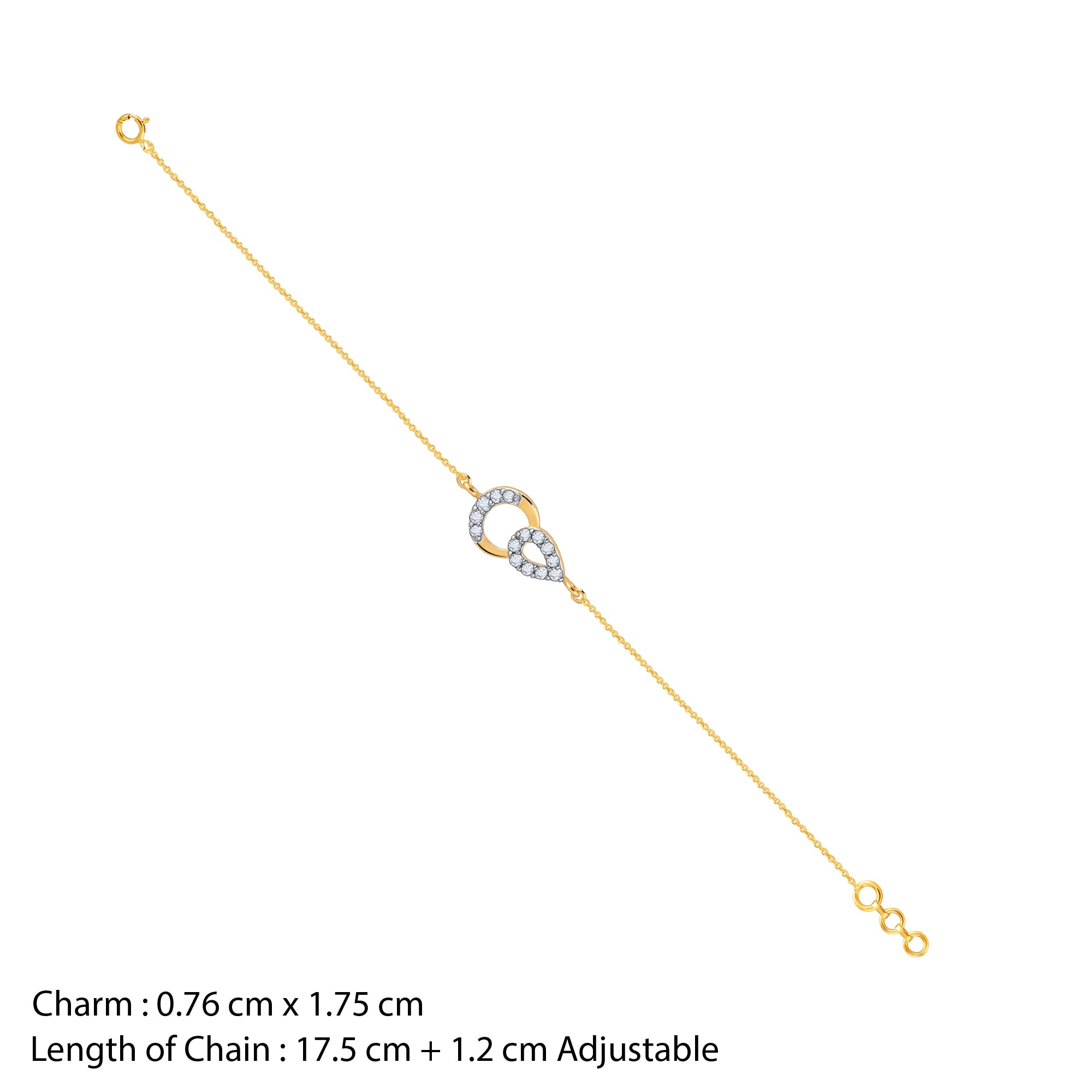 Gold Ember Diamond Bracelet - view 4