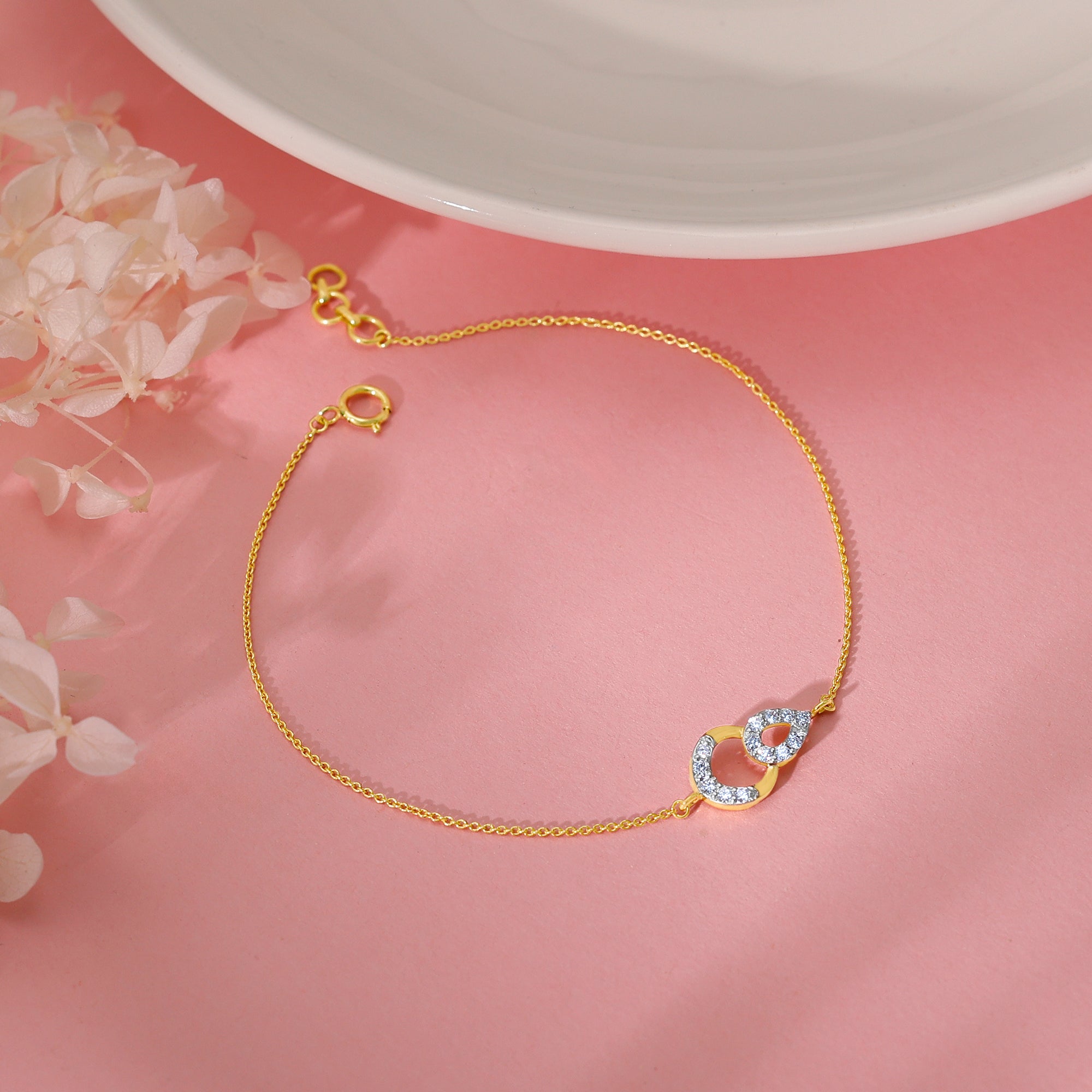 Gold Ember Diamond Bracelet - view 2