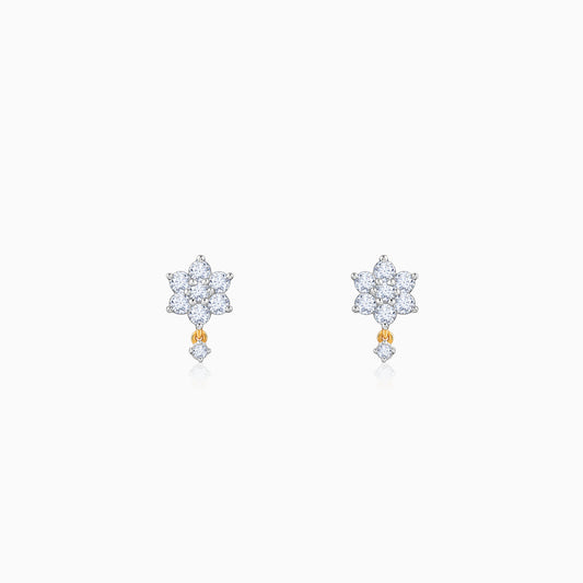 Gold Twinklebee Lab Grown Diamond Earrings