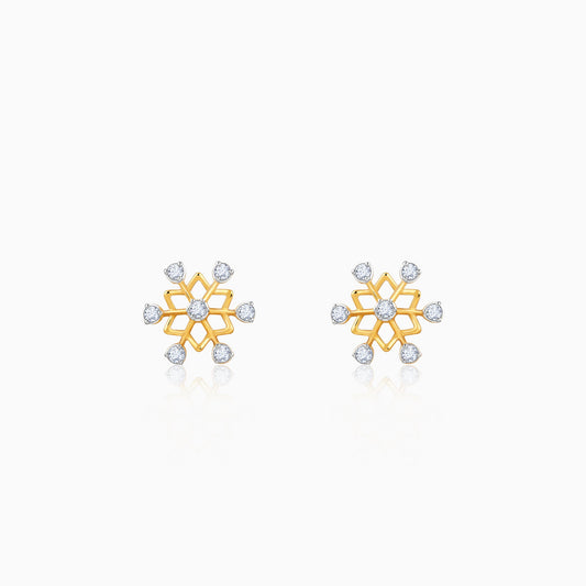Gold Supernova Lab Grown Diamond Studs