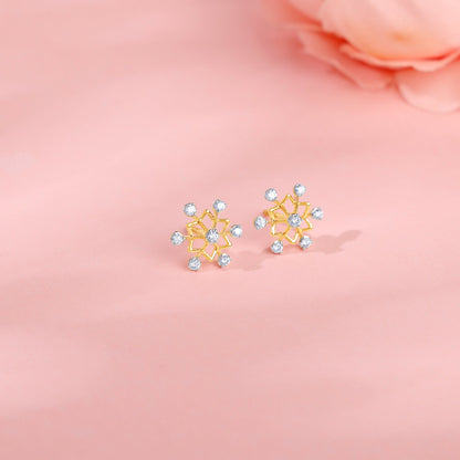 Gold Supernova Lab Grown Diamond Studs