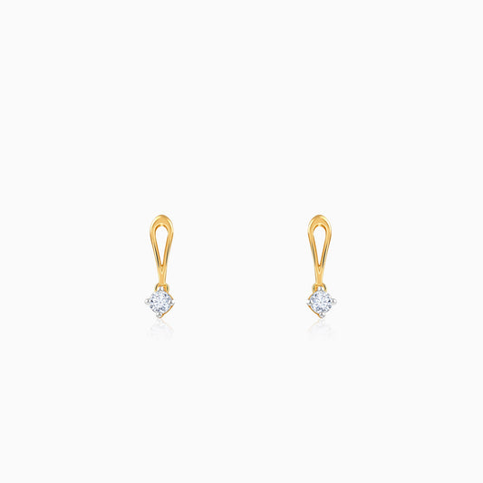 Gold Classy Glow Lab Grown Diamond Earrings