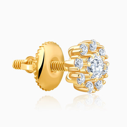 Gold Favourite Bloom Lab Grown Diamond Studs