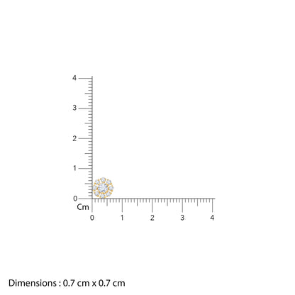 Gold Favourite Bloom Lab Grown Diamond Studs