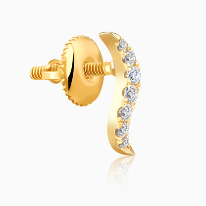 Gold Sway Lab Grown Diamond Studs