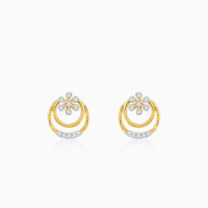 Gold Spark Lab Grown Diamond Stud Earrings