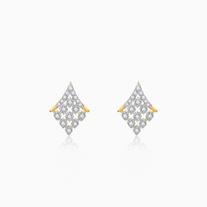 Gold Celeste Glow Lab Grown Diamond Stud Earrings