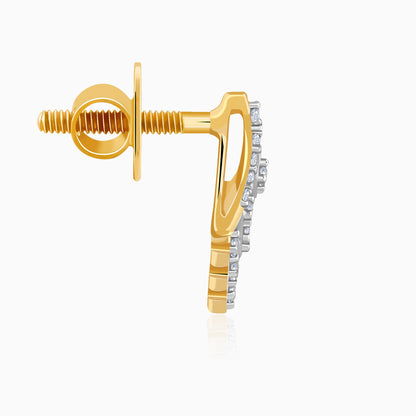 Gold Celeste Glow Lab Grown Diamond Stud Earrings