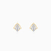 Gold Minimal Lab Grown Diamond Stud Earrings