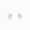 Gold Glam Lab Grown Diamond Stud Earrings