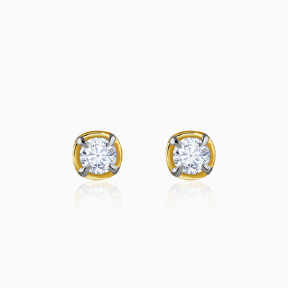 Gold Clarion Lab grown Diamond Earrings