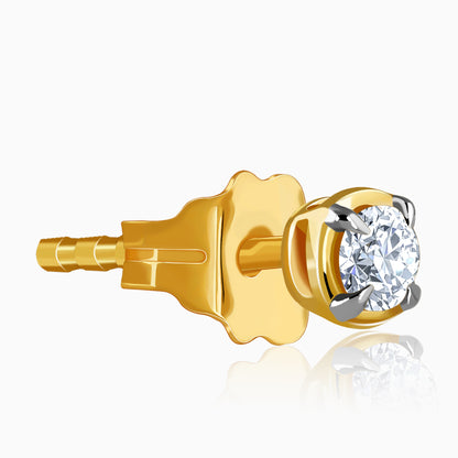 Gold Clarion Lab grown Diamond Earrings