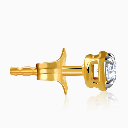 Gold Clarion Lab grown Diamond Earrings