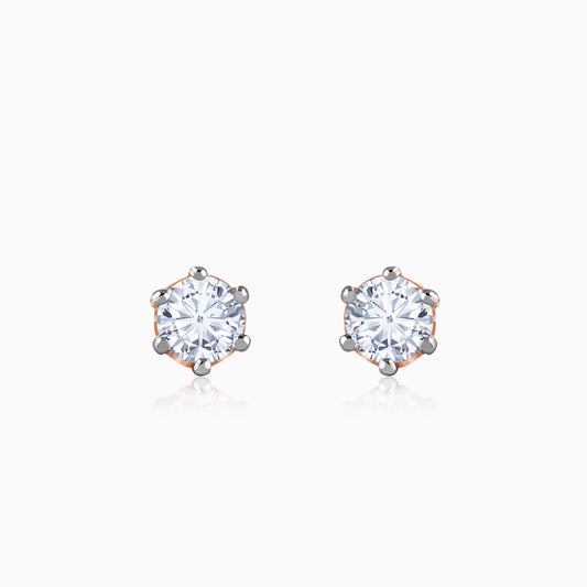 Rose Gold Serenique Lab Grown Diamond Earrings