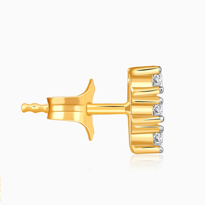 Gold Classic Line Lab Grown Diamond Earrings