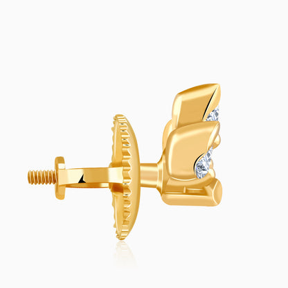 Gold Triple Glow Lab Grown Diamond Earrings