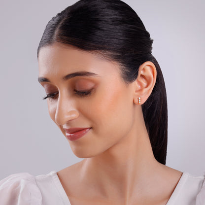 Gold Triple Glow Lab Grown Diamond Studs