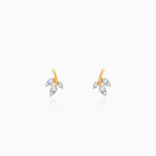 Gold Eternal Vine Lab Grown Diamond Earrings