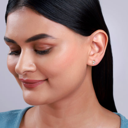 Gold Eternal Vine Lab Grown Diamond Earrings