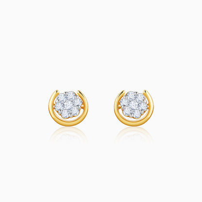 Gold Sphere Lab Grown Diamond Studs