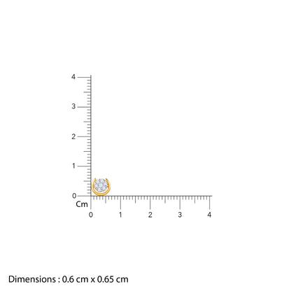 Gold Sphere Lab Grown Diamond Studs