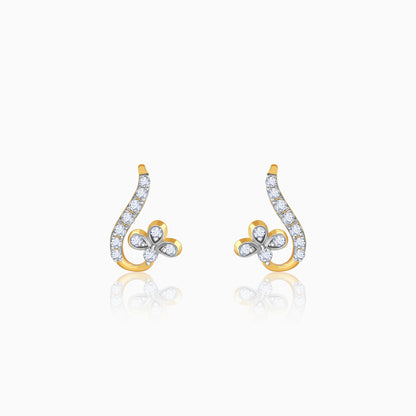 Gold Liora Lab Grown Diamond Earrings