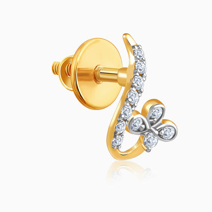 Gold Liora Lab Grown Diamond Earrings