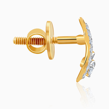 Gold Liora Lab Grown Diamond Earrings
