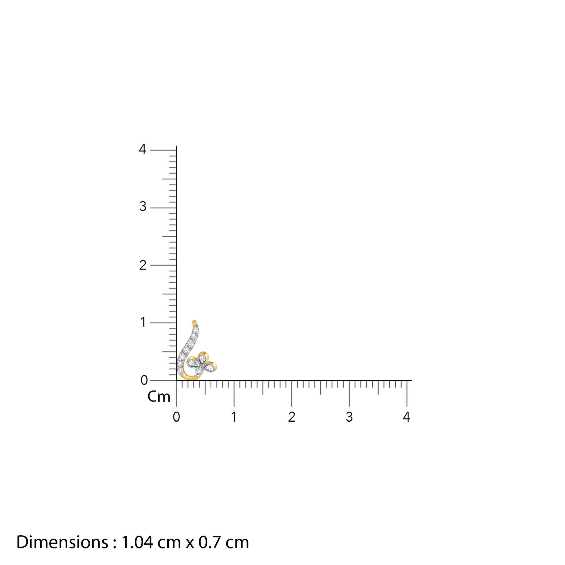 Gold Liora Lab Grown Diamond Earrings