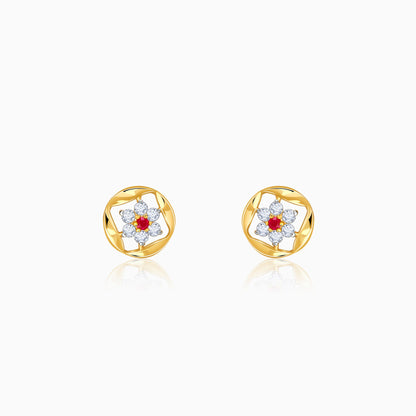 Gold Everbloom Lab Grown Diamond Studs