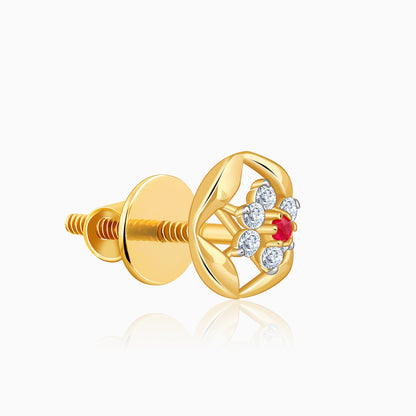 Gold Everbloom Lab Grown Diamond Studs