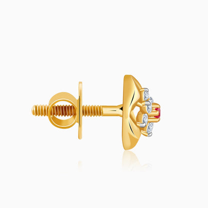 Gold Everbloom Lab Grown Diamond Studs