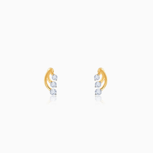 Gold Elysian Lab Grown Diamond Earrings