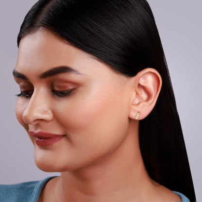 Gold Elysian Lab Grown Diamond Earrings