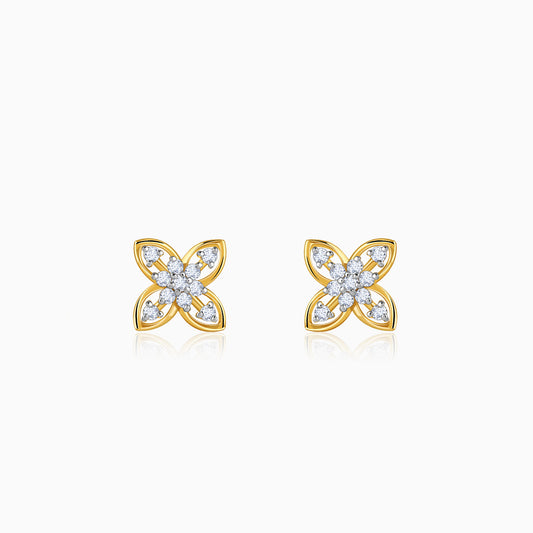 Gold Mirelle Lab Grown Diamond Earrings