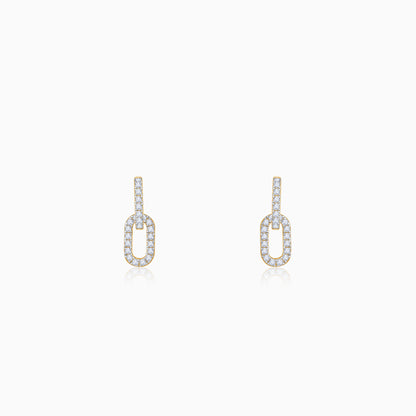 Gold Classic Shine Lab Grown Diamond Earrings